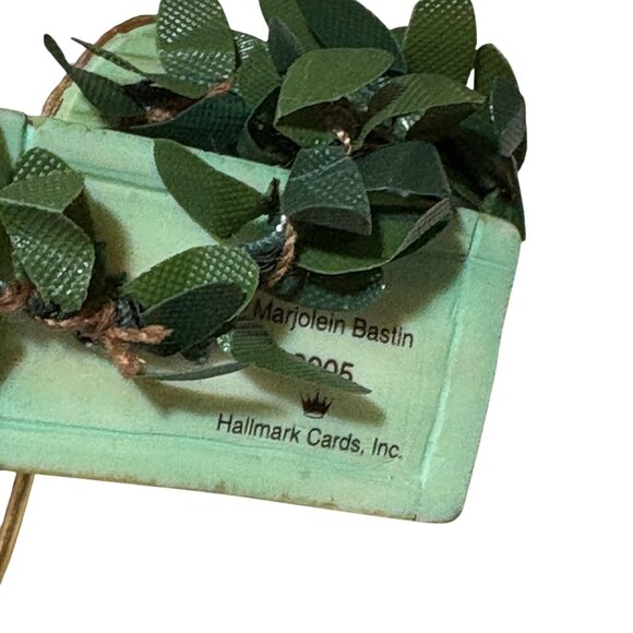 Hallmark Marjolein Bastin Decorative Birdhouse Ornament With Opening Lid & Flora - Picture 5 of 5